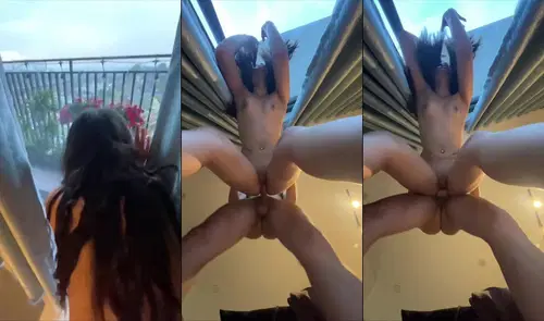 Người yêu cũ của bạn thân anh cũng húp góc quay cực nứng bên ban công chung cư